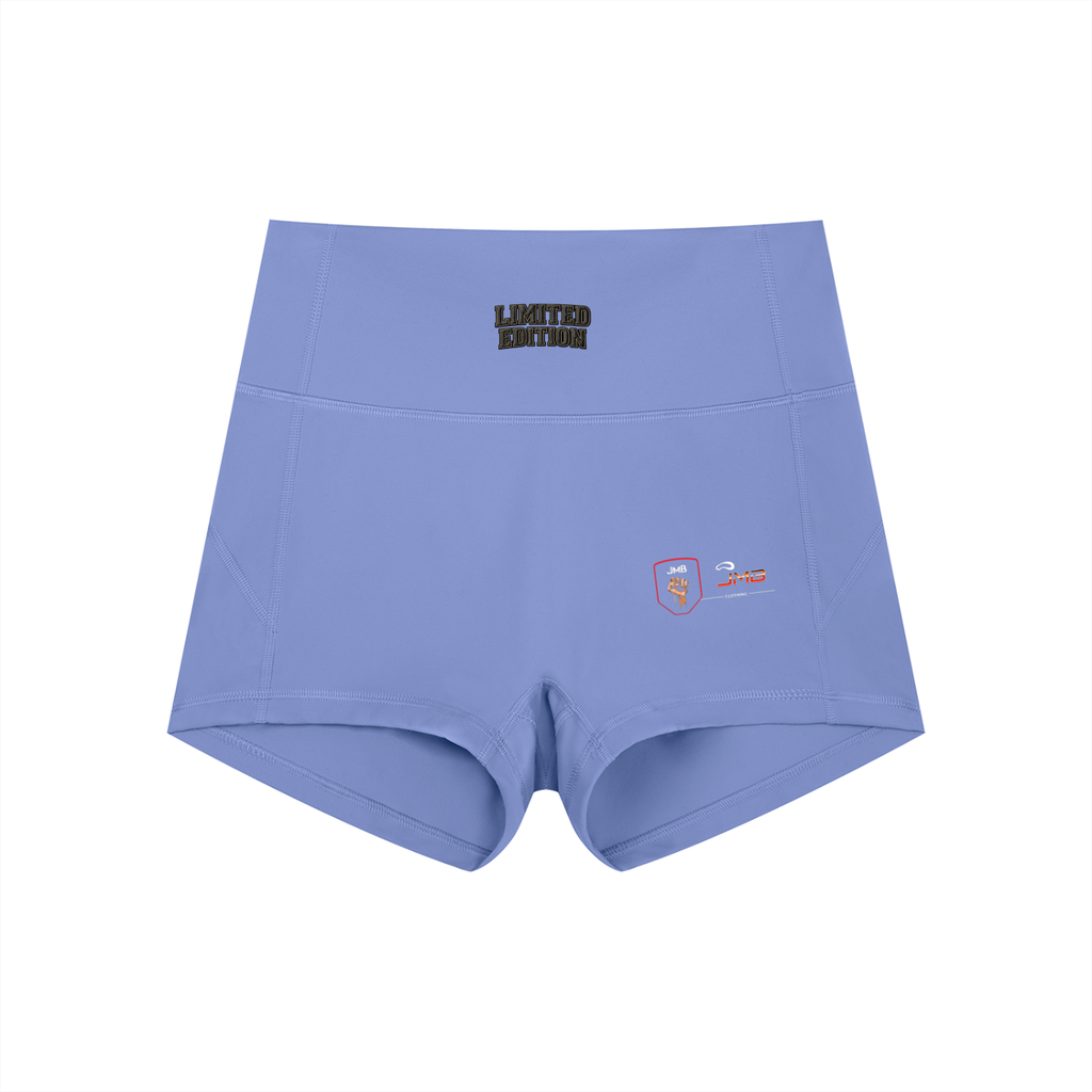 J M B Women’s High-Waist Yoga Shorts