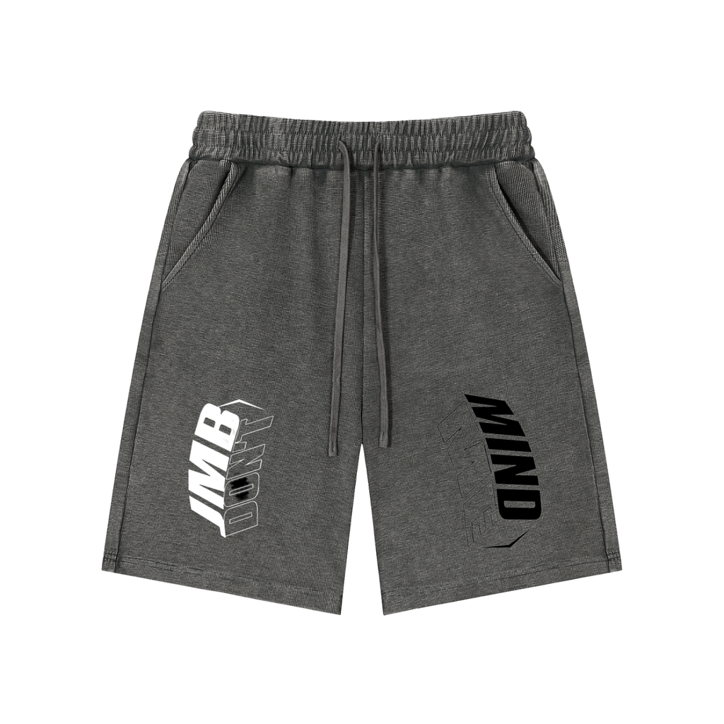 J M B Mineral Waffle Knit Shorts